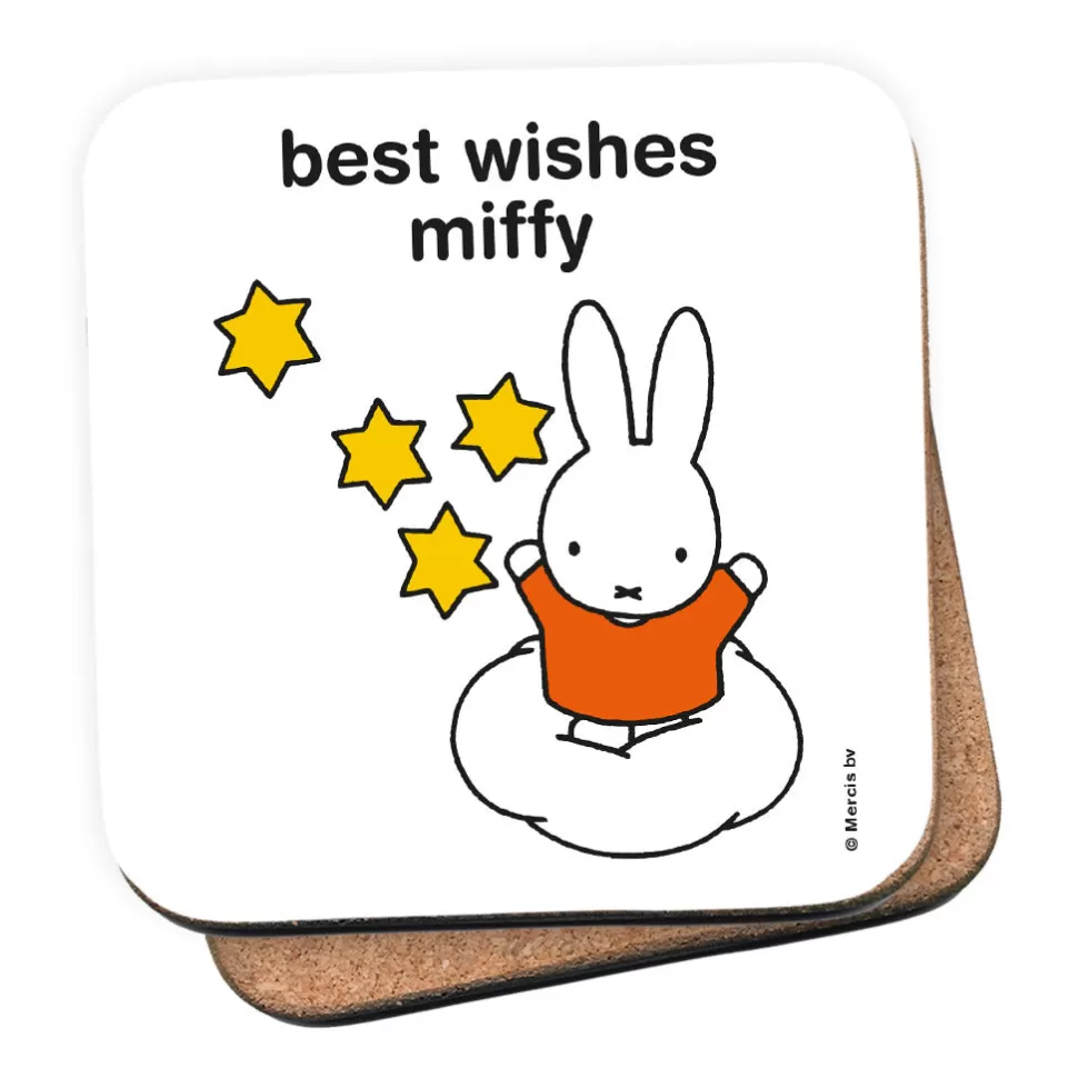 Cheap Miffy Best Wishes Personalised Coaster