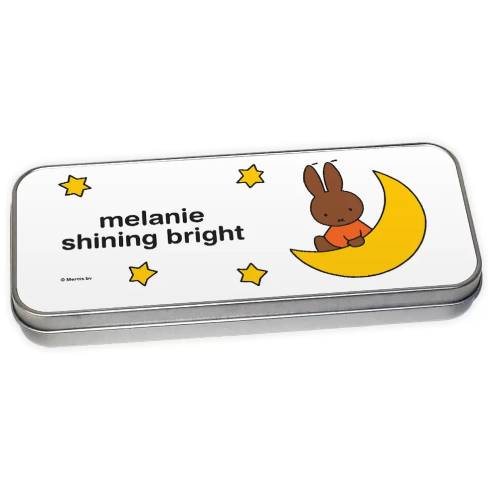 Cheap Miffy Melanie Shining Bright Personalised Pencil Tin
