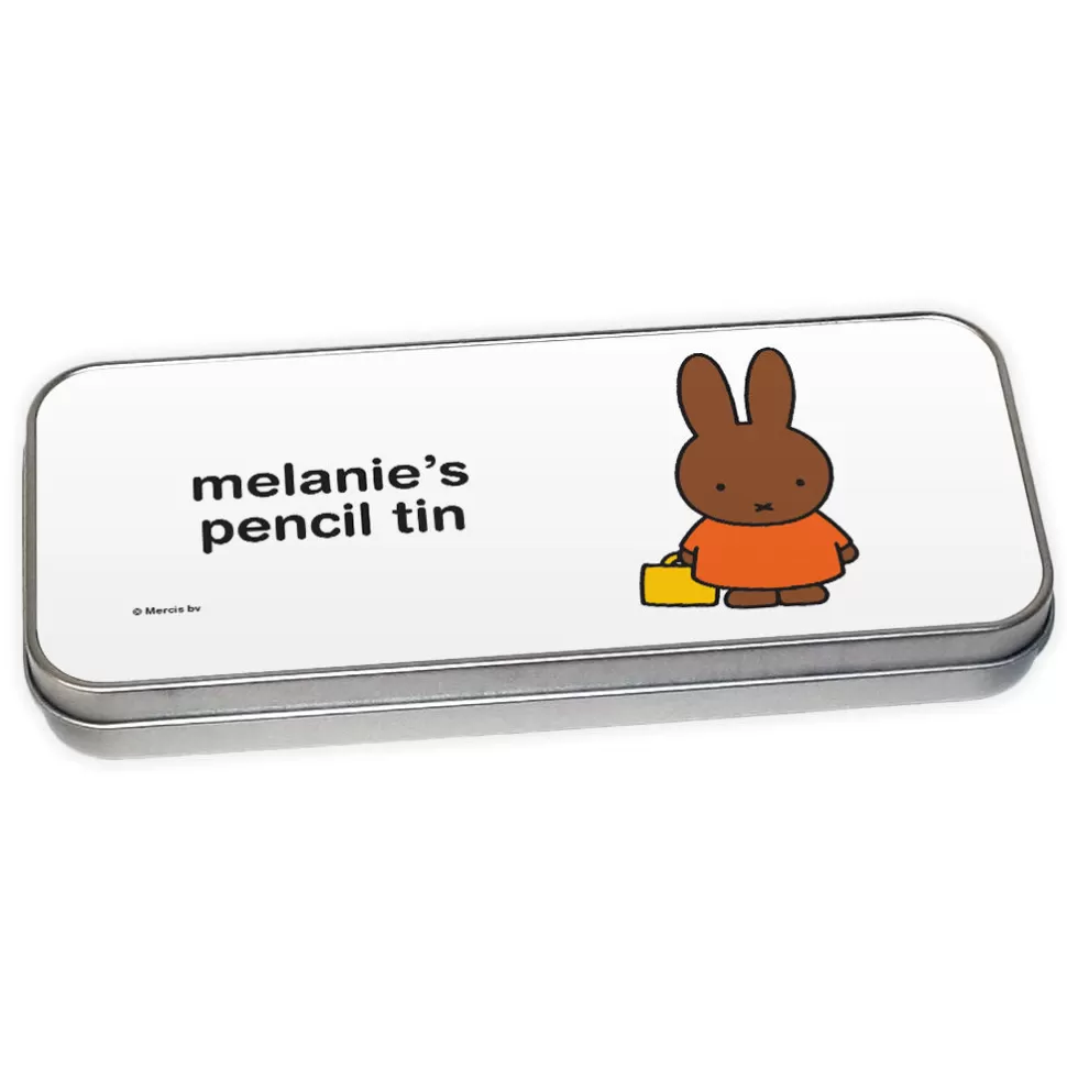 Clearance Miffy Melanie'S Pencil Tin Personalised Pencil Tin