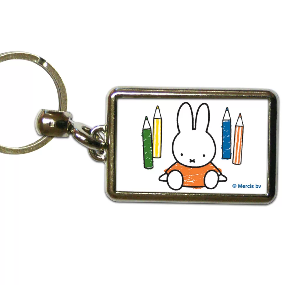 Clearance Miffy Colouring Pencils Metal Keyring