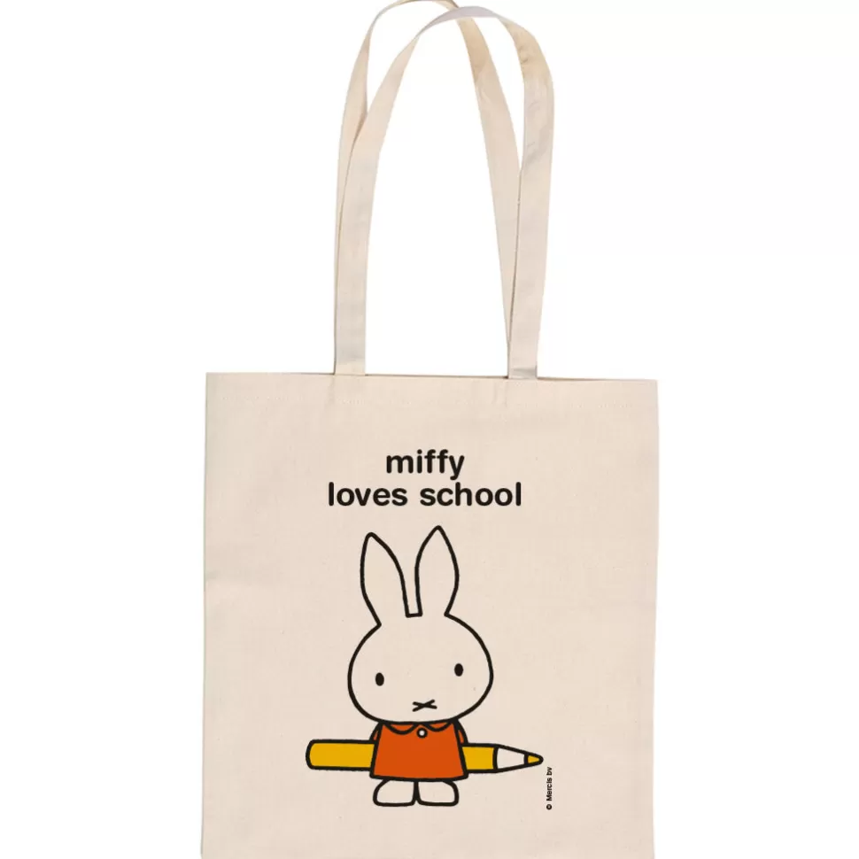 Clearance Miffy Loves School Personalised Tote Bag