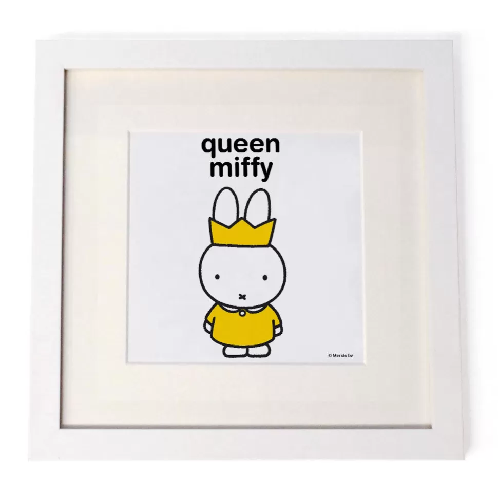 Sale Miffy Queen Personalised Square Print