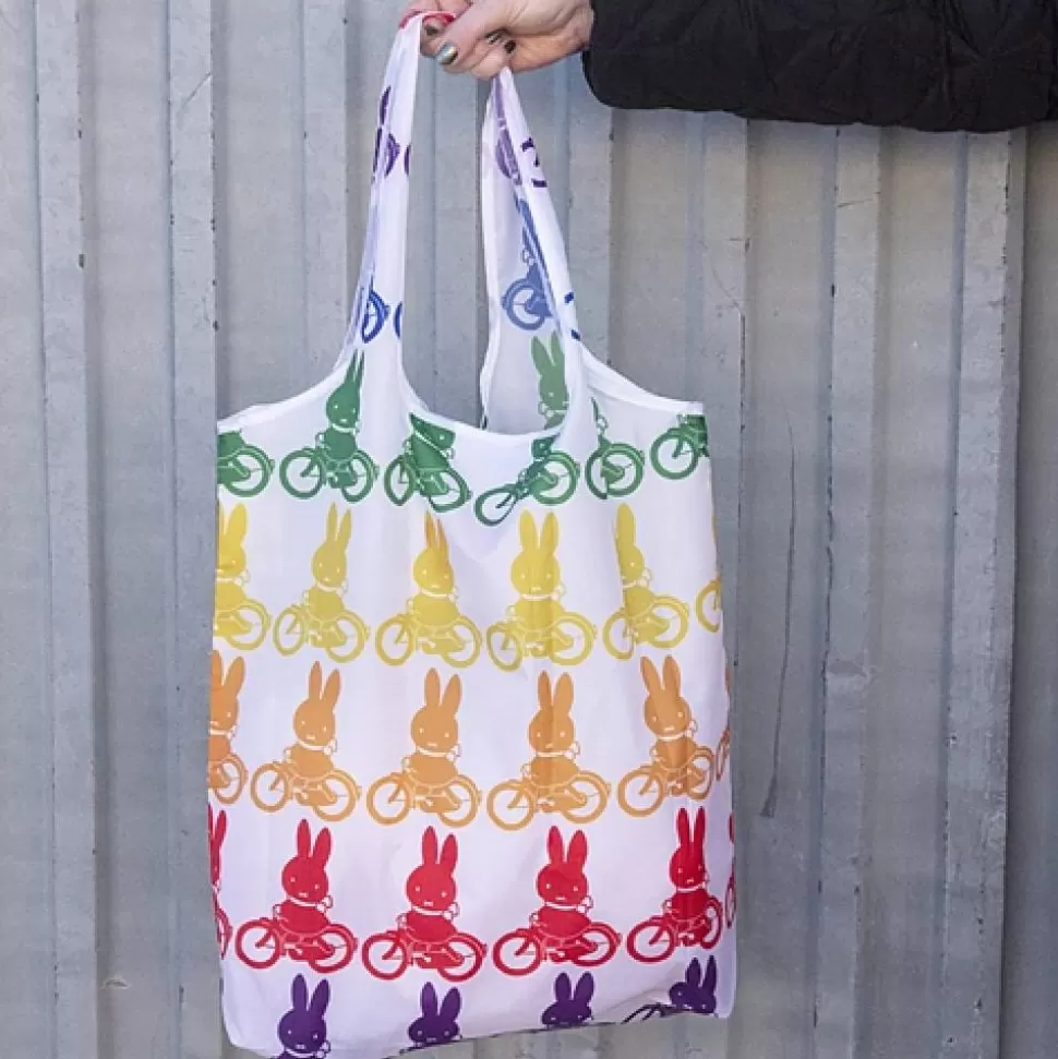Cheap Miffy Rainbow Bike Shopping Bag