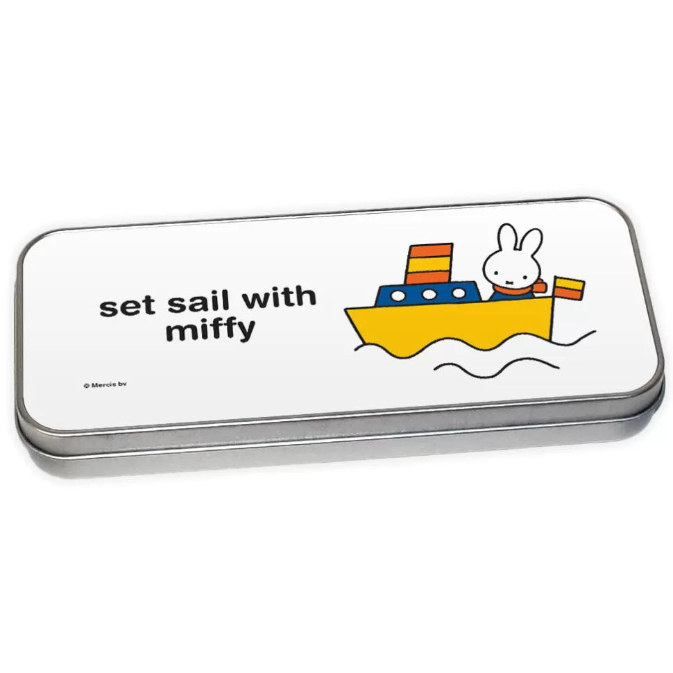 Cheap Miffy Set Sail With Personalised Pencil Tin